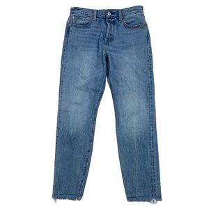 Levi’s Wedgie medium wash distressed jeans. Size 28